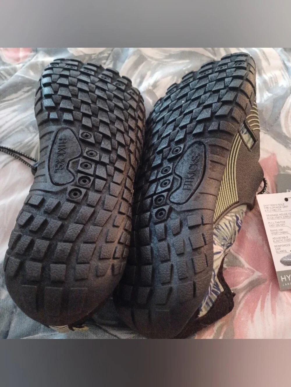 Fitkicks Hydrosport Women's Green Water Shoes Women's 11 Men's 9 Nwt